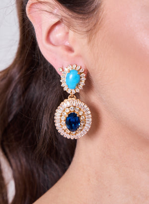 Aretes Aurora Blue