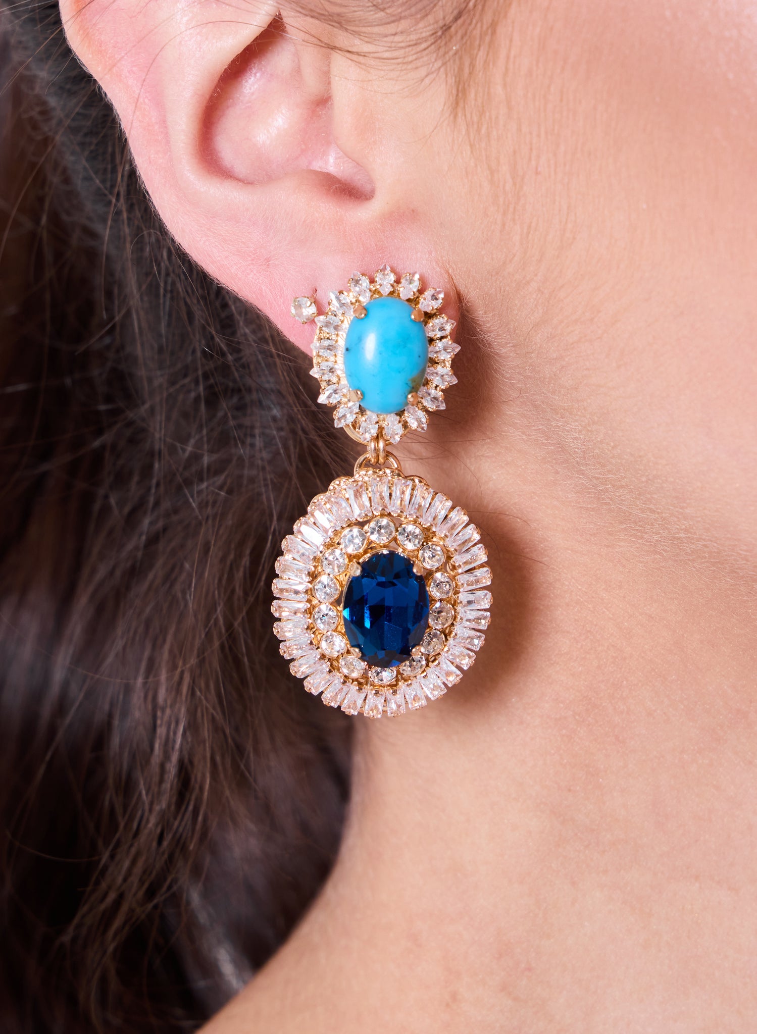 Aretes Aurora Blue