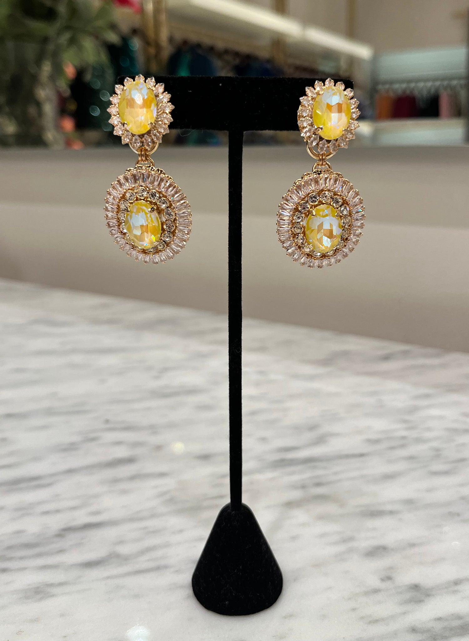 Aretes Aurora Yellow