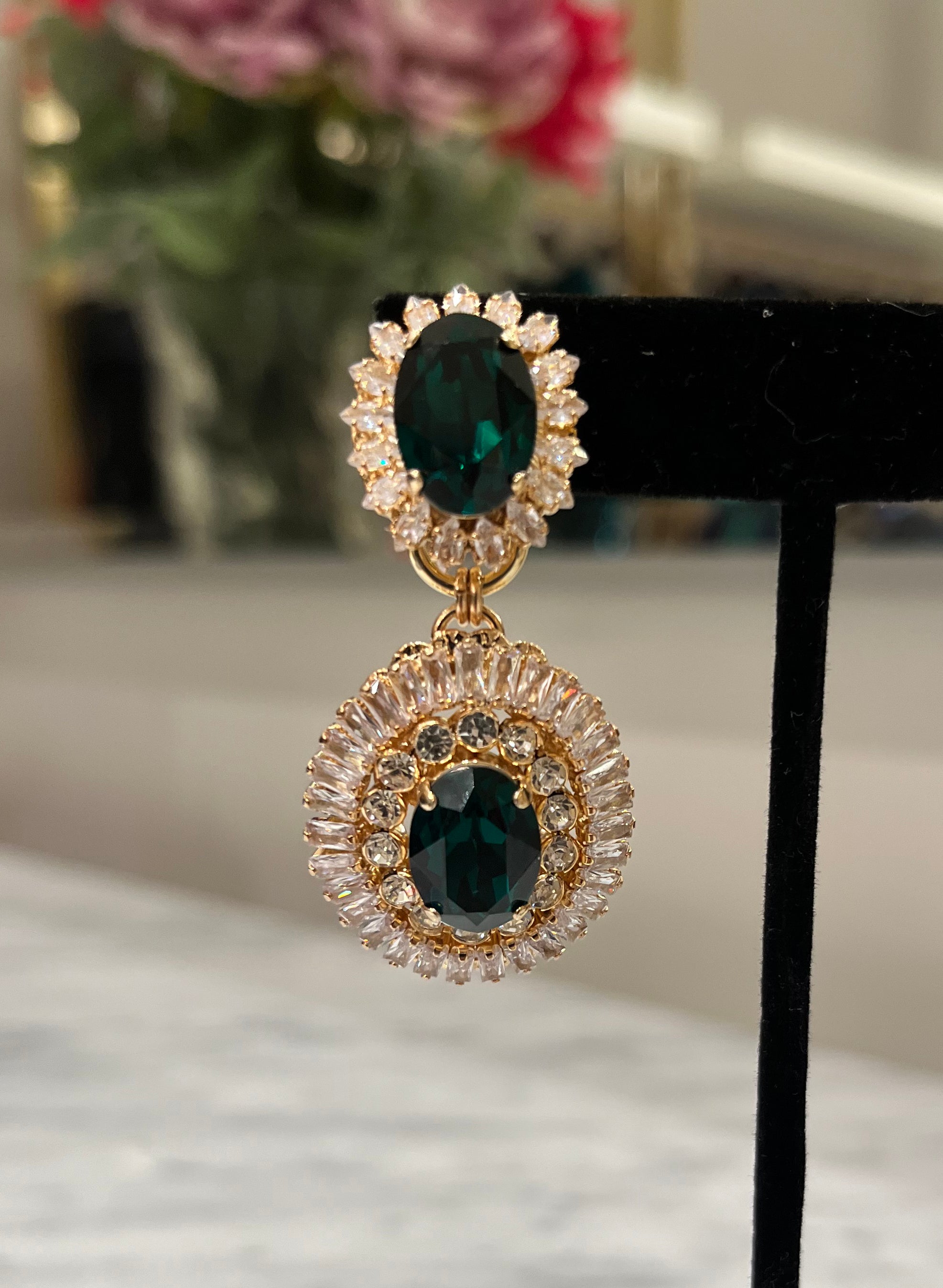 Aretes Aurora Green