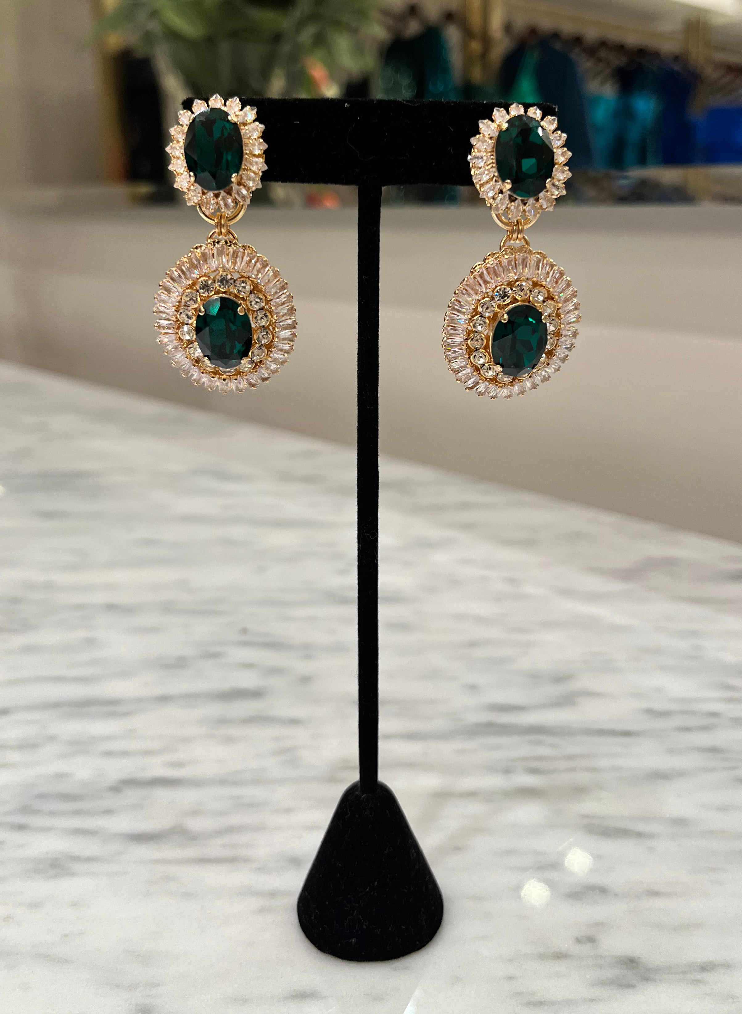 Aretes Aurora Green