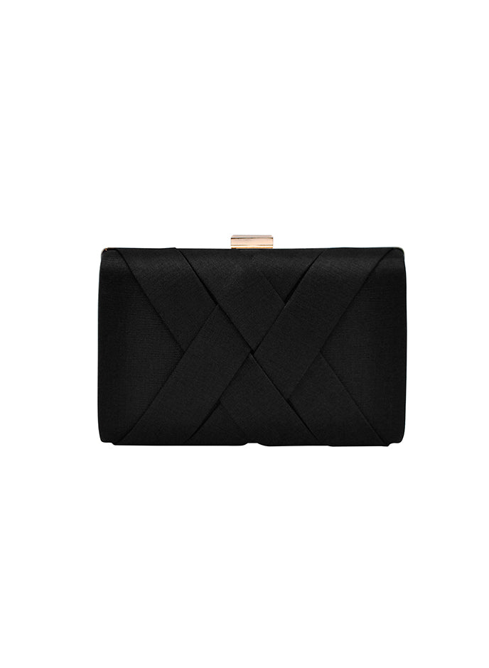 Clutch cruzado Negro