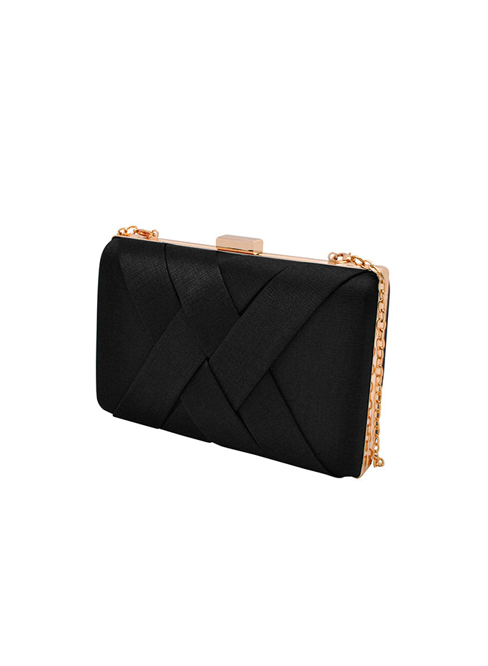 Clutch cruzado Negro